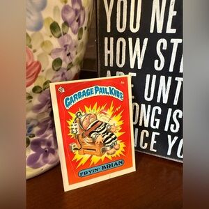 Garbage Pail Kids Trading Card - Fryin' Brian